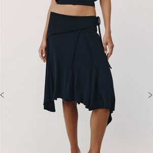 With Jean - Sharni skirt black (S)